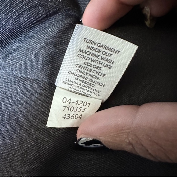 J. Jill Women's Black Velvet Blazer Size L - Picture 7 of 8